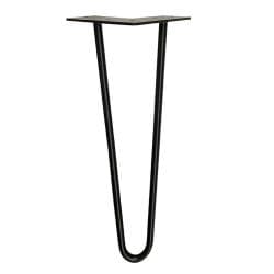 Stalen hairpin zwart hairpin ø 1,2 cm en hoogte 50 cm 