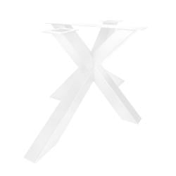 Witte matrix tafelonderstel 73 cm en 2 m breed (koker 10 x 10)