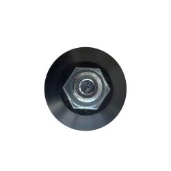Zwarte stelvoet diameter 3,8 cm (M10 x 30 mm) (zakje 4 stuks)