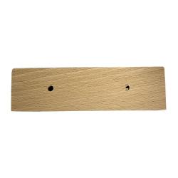 Vierkanten schuinaflopende houten meubelpoot 5 cm